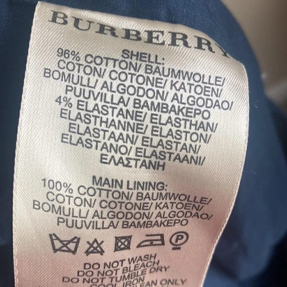 Burberry Brit Navy Mini Skirt 12